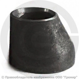 Переход ПЭ 48,3х5-33,7х4,5 (Ду 40-25) стальной (Ст.20) эксцентрический исп.1 ГОСТ 17378