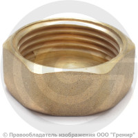 Заглушка латунная ВР (ВН) Ду-25 (1") VALFEX