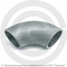 Отвод 89х3 (Ду-80) оцинкованный 90 градусов