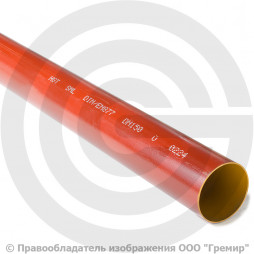 Чугунная канализационная труба Ду 250 SML безраструбная длина 3м Китай