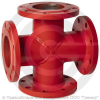 Крест фланцевый КФ стальной Ду 300-300 Ру-10 КЗСД