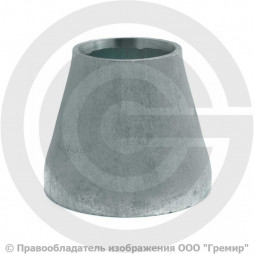 Переход 42,4х2,6-26,9х2 (Ду 32-20) оцинкованный концентрический исп.1 ГОСТ 17378