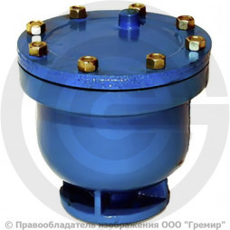 Вантуз автоматический однокамерный чугунный фланцевый Ду-100 Ру-10 Луидор В6