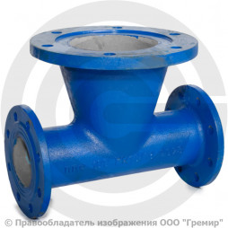 Пожарная подставка фланцевая ППФ Ду-100 ВЧШГ с ЦПП цинк+AL ГОСТ ISO 2531-2012