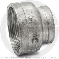 Муфта нержавеющая AISI 304 переходная Ду 50-25 (2"-1")