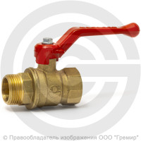 Кран латунный Ду-20 (3/4") Ру-40 ВР-НР (ВН-НАР) рычаг VALFEX 11Б27фт1М Кран латунный Ду-20 (3/4") Ру-40 ВР-НР (ВН-НАР) рычаг VALFEX 11Б27фт1М
