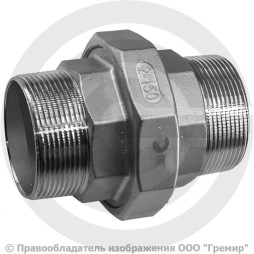 Американка нержавеющая AISI 316 НР (НАР) Ду-40 (1 1/2")