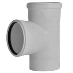 Тройник PP-M бесшумный белый Дн 110-110 87гр б/нап в/к RTP (РосТурПласт)