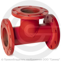 Тройник фланцевый ТФ стальной Ду 200-200 Ру-10 КЗСД