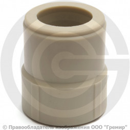 Муфта PP-R переходная серая внутренняя-наружная пайка Дн 50-20 VALFEX