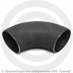 Отвод П90 273х7 (Ду-250) стальной (Ст.20) 90 градусов ГОСТ 30753