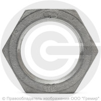 Контргайка нержавеющая AISI 316 6-ти гранная ВР-ВP Ду-8 (1/4")
