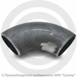 Отвод П90 114,3х12,5 (Ду-100) стальной (Ст.20) 90 градусов исп.1 ГОСТ 17375