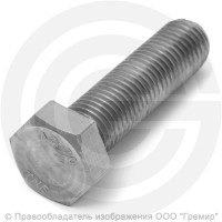 Болт нержавеющий A2 М12х60 DIN 933 Болт нержавеющий A2 М12х60 DIN 933