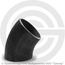 Отвод П45 426х10 (Ду-400) стальной (Ст.20) 45 градусов ГОСТ 17375