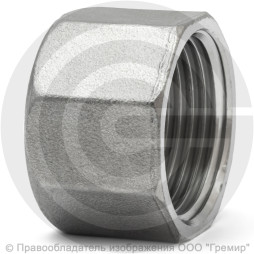 Заглушка нержавеющая AISI 304 6-ти гранная ВР (ВН) Ду-15 (1/2")