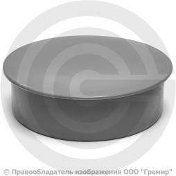 Заглушка PP-H серая Дн 40 б/нап Ostendorf HT HTM