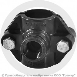 Седелка ПЭ ВР Дн 63-1" с резьбовым выходом ТПК-АКВА